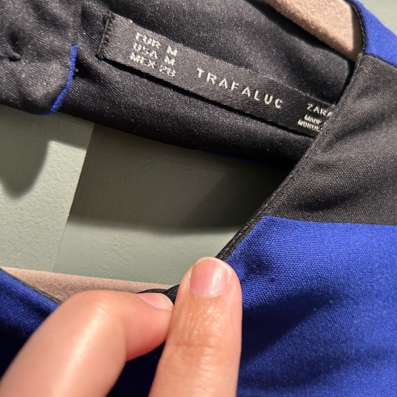 Zara fit & flare dress striped dress - Picture 6 of 6